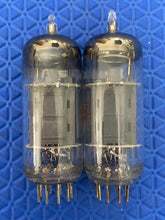 Load image into Gallery viewer, Matched Pair General Electric GE 12BH7 12BH7A Vacuum Tubes Valves 12AU7 Substitute For Tube Rolling
