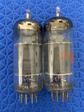 Load image into Gallery viewer, Matched Pair General Electric GE 12BH7 12BH7A Vacuum Tubes Valves 12AU7 Substitute For Tube Rolling
