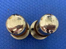 Load image into Gallery viewer, Matched Pair Sylvania 6SN7WGT 6SN7 JAN-CHS-6SN7WGT Vacuum Tubes Valves Milspec Micanol Bases NOS-Testing
