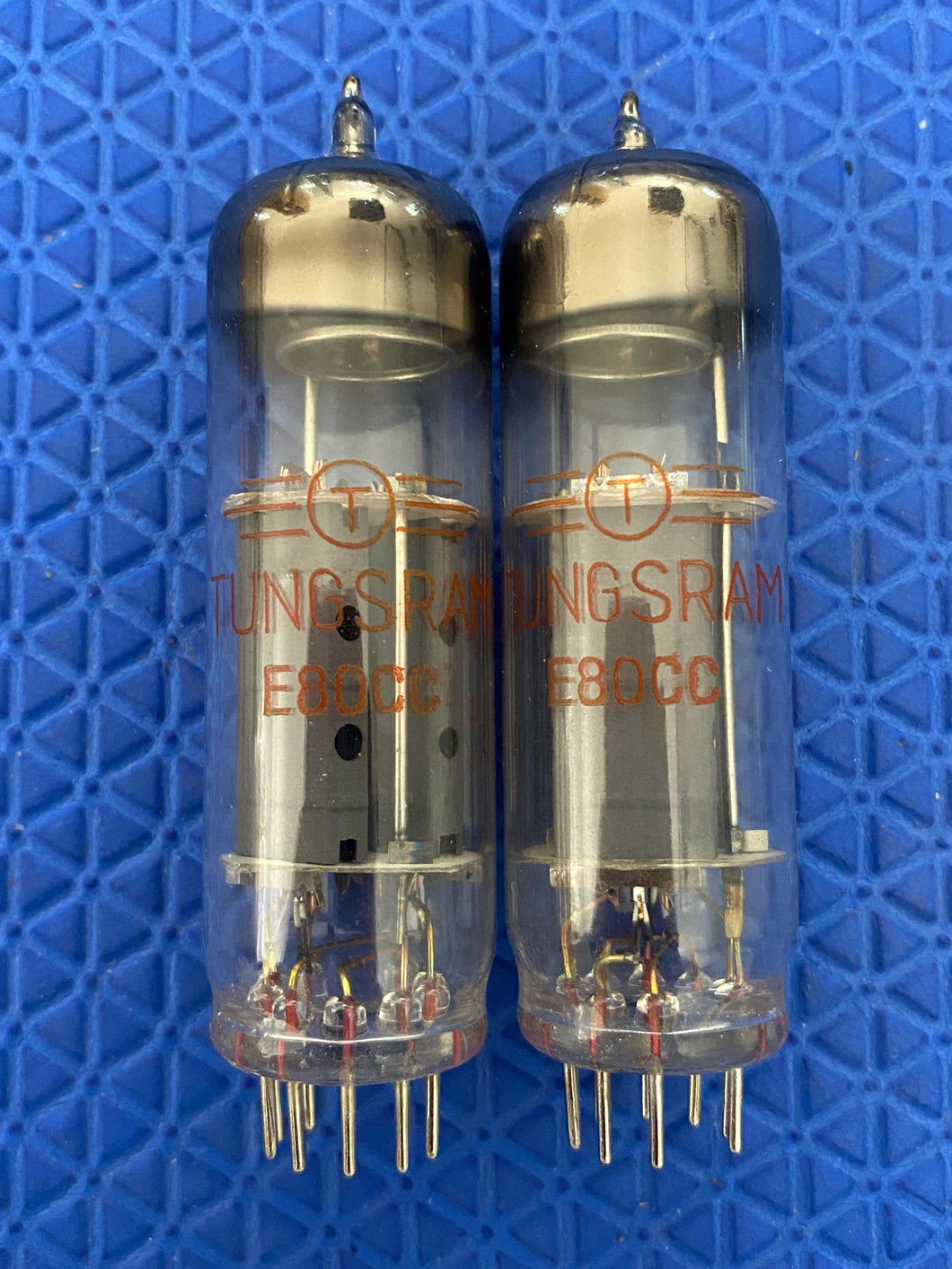 Matched Pair Tungsram E80CC / 6085 Vacuum Tubes Valves NOS NIB