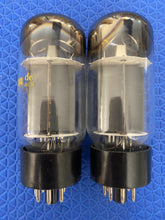 Load image into Gallery viewer, Matched Pair Sylvania EL34 6CA7 Fat Boy Output Tubes Valves NOS-Testing
