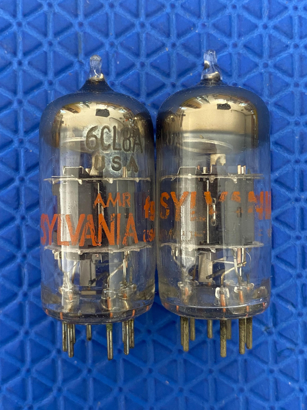 2 Sylvania 6CL8 6CL8A Vacuum Tubes Valves NOS NIB Lot Of Two
