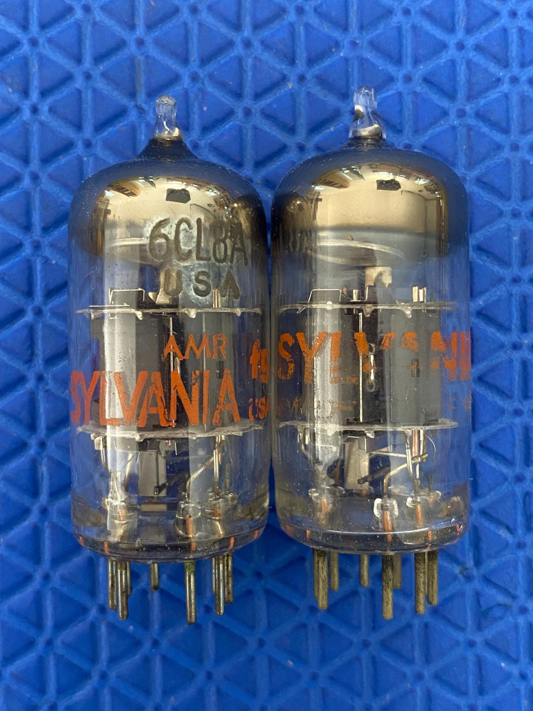 2 Sylvania 6CL8 6CL8A Vacuum Tubes Valves NOS NIB Lot Of Two
