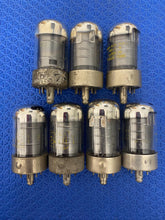 Load image into Gallery viewer, Matched Septet Sylvania 7A7 Vacuum Tubes Lot Of Seven

