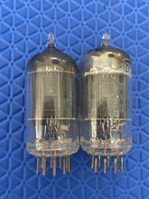 Load image into Gallery viewer, Matched Pair RCA 12AX7 / ECC82 Vacuum Tubes Valves 17MM Slant-Getter Black Plate
