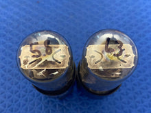 Load image into Gallery viewer, 2 General Electric GE 6AX4 6AX4GT Vacuum Tubes Valves Rectifiers Lot Of Two
