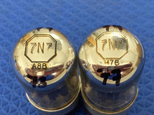 Load image into Gallery viewer, Matched Pair Sylvania 7N7 Vacuum Tubes NOS NIB
