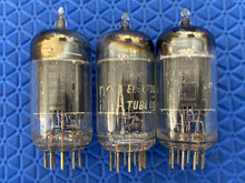 Load image into Gallery viewer, 3 RCA 12AU7 12AU7A ECC82 Black Plate Vacuum Tubes Valves Lot Of Three
