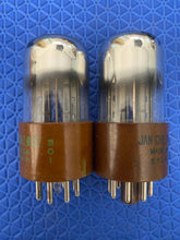 Load image into Gallery viewer, Matched Pair Sylvania 6SN7WGT 6SN7 JAN-CHS-6SN7WGT Vacuum Tubes Valves Milspec Micanol Bases NOS-Testing

