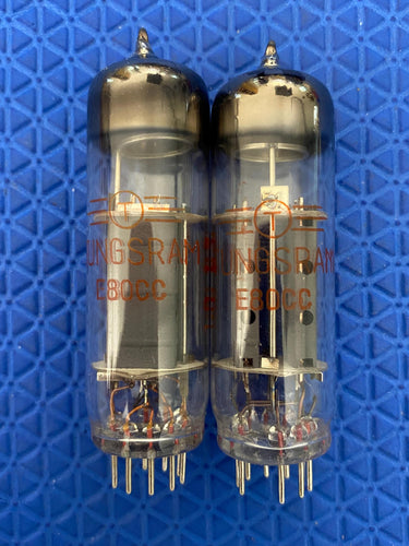 Matched Pair Tungsram E80CC / 6085 Vacuum Tubes Valves NOS NIB