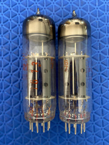 Matched Pair Tungsram E80CC / 6085 Vacuum Tubes Valves NOS NIB