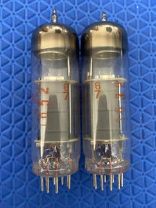 Matched Pair Tungsram E80CC / 6085 Vacuum Tubes Valves NOS NIB