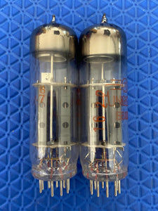 Matched Pair Tungsram E80CC / 6085 Vacuum Tubes Valves NOS NIB