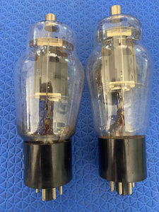2 US-Made 6BG6 6BG6G Vacuum Tubes Valves Shoulder ST-Shape NOS-Testing Lot Of Two