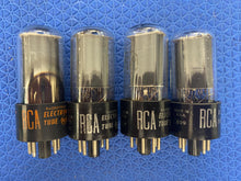 Load image into Gallery viewer, 4 RCA 12L6 12L6GT Vacuum Tubes Valves Lot Of Four

