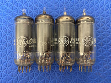 Load image into Gallery viewer, Matched Quad General Electric GE 6CL6 Vacuum Tubes Black Plate NOS NIB
