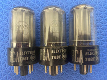 Load image into Gallery viewer, 3 RCA 6AX5 6AX5GT Vacuum Tubes Valves Lot Of Three
