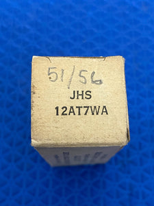 Sylvania JHS-12AT7WA 12AT7 ECC81 Vacuum Tube Valve Milspec Triple 3 Mica NOS NIB For Your Univalve