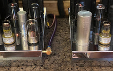 Load image into Gallery viewer, Matched Pair Westinghouse 12AU7 12AU7A ECC82 Black Plate Vacuum Tubes Valves
