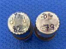 Load image into Gallery viewer, Matched Pair General Electric GE 6SN7 6SN7GTA Vacuum Tubes Valves Copper Support Rods NOS-Testing
