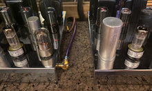 Load image into Gallery viewer, Matched Pair Toshiba 6FQ7 6CG7 Vacuum Tubes Copper Support Rods
