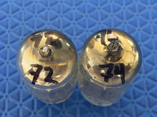 Load image into Gallery viewer, Matched Pair RCA 12AU7 12AU7A ECC82 Black Plate Vacuum Tubes Valves
