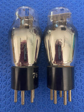 Load image into Gallery viewer, 2 Tung-Sol Number / Type 76 #76 Vacuum Tubes Lot Of Two

