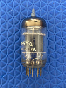 General Electric GE JG-5751 5751 12AX7 /ECC83 Milspec / Industrial Vacuum Tube Valve For Your Univalve