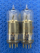Load image into Gallery viewer, Matched Pair RCA Clear Top 12HG7 12BY7 Vacuum Tubes NOS-Testing
