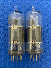 Load image into Gallery viewer, Matched Pair RCA Clear Top 12HG7 12BY7 Vacuum Tubes Valves NOS-Testing
