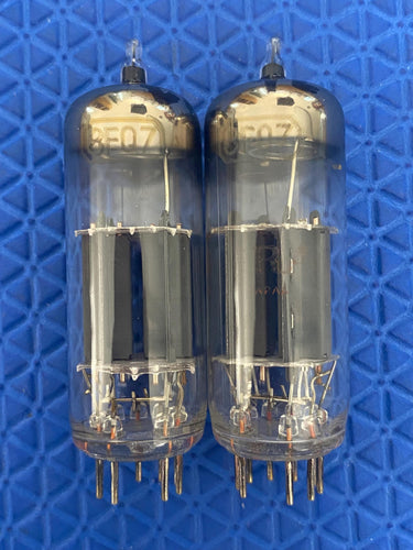 Matched Pair Toshiba 8FQ7 8CG7 6FQ7 6CG7 Vacuum Tubes Valves Copper Support Rods