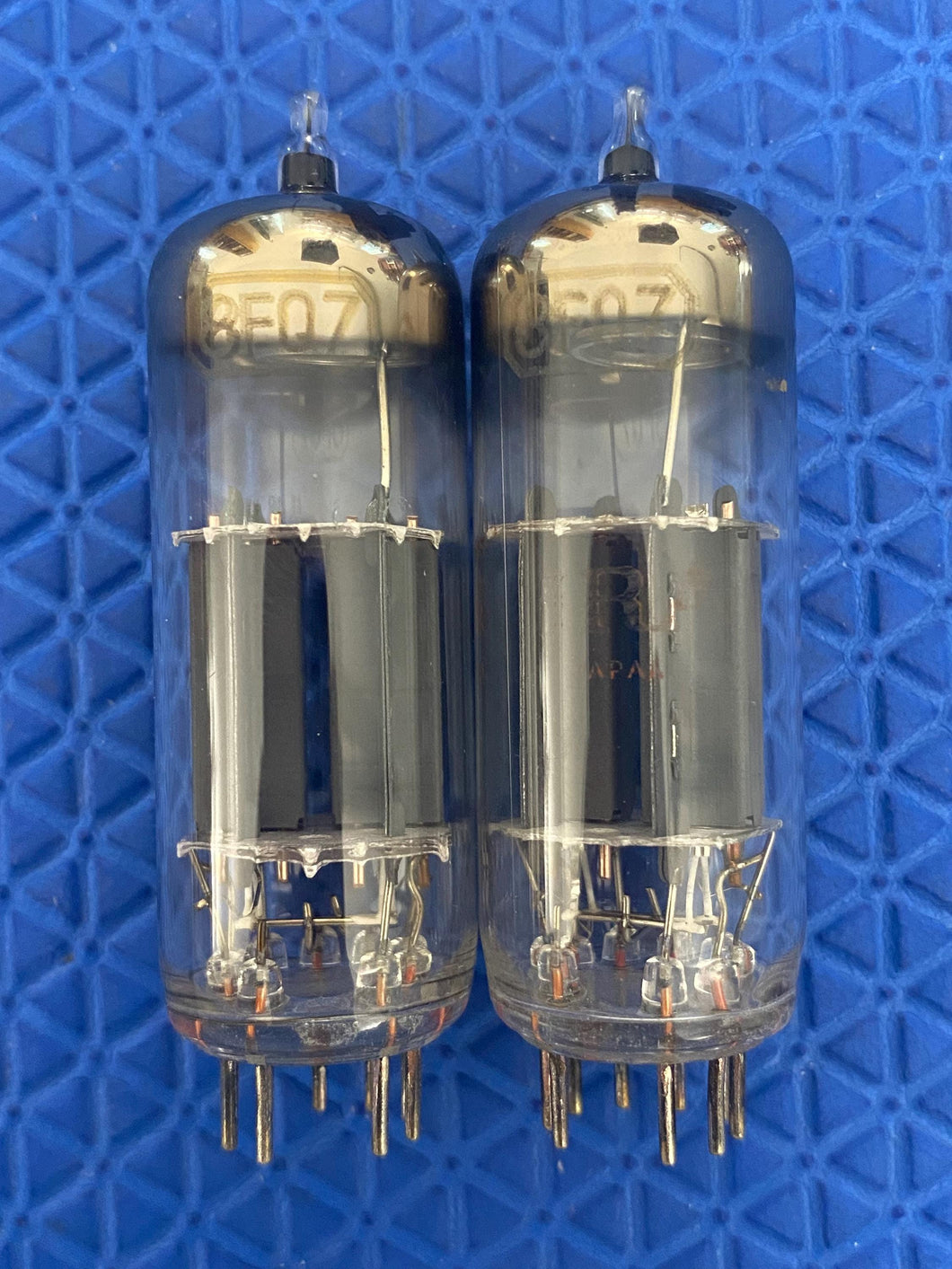 Matched Pair Toshiba 8FQ7 8CG7 6FQ7 6CG7 Vacuum Tubes Valves Copper Support Rods