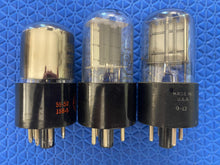 Load image into Gallery viewer, 3 US-Made 6X5 6X5GT Vacuum Tubes Valves Rectifiers Lot Of Three
