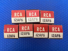 Load image into Gallery viewer, 7 RCA 12AF6 Vacuum Tubes Valves NOS NIB Lot Of Seven

