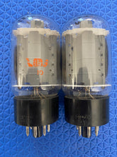 Load image into Gallery viewer, Matched Pair General Electric GE Uncle Doug 6L6 6L6GC Vacuum Tubes Valves
