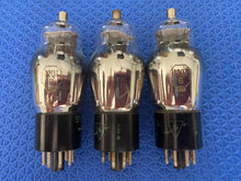 Load image into Gallery viewer, 3 Sylvania 12Q7 12Q7G Vacuum Tubes Valves NOS NIB Shoulder / ST-Shape Lot Of Three
