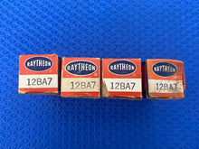 Load image into Gallery viewer, 4 Raytheon 12BA7 Vacuum Tubes Valves NOS NIB Lot Of Four
