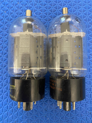2 General Electric GE 6CD6 6CD6GB Vacuum Tubes Valves Lot Of Two