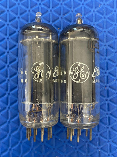 2 General Electric 12DL8 Vacuum Tubes Valves NOS NIB Lot Of Two