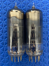 Load image into Gallery viewer, Matched Pair Sylvania Gray Glass 12BY7 12BY7A Vacuum Tubes

