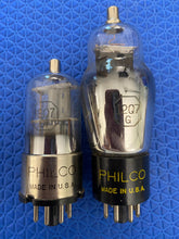 Load image into Gallery viewer, 2 Philco 12Q7 12Q7GT Vacuum Tubes Valves NOS NIB Lot Of Two
