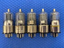 Load image into Gallery viewer, 5 US-Made 12Q7 12Q7GT Vacuum Tubes Valves NOS NIB Lot Of Five
