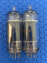 Load image into Gallery viewer, Matched Pair RCA 6FQ7 / 6CG7 Vacuum Tubes Valves

