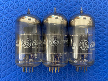 Load image into Gallery viewer, Matched Trio General Electric GE 12HG7 12GN7 12GN7A Vacuum Tubes Valves NOS NIB Fat Bottles
