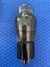 Load image into Gallery viewer, Sylvania 6F6 6F6G Vacuum Tube Valve Shoulder ST Shape Black And Silver Bottle
