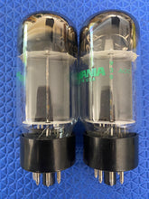 Load image into Gallery viewer, Matched Pair Sylvania EL34 6CA7 Fat Boy Output Tubes Valves NOS-Testing
