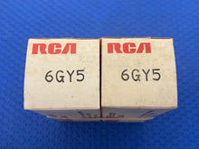 Load image into Gallery viewer, 2 RCA 6GY5 Vacuum Tubes Valves NOS NIB Lot Of Two
