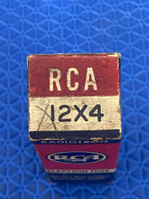 Load image into Gallery viewer, RCA 12X4 Vacuum Tube Valve NOS NIB
