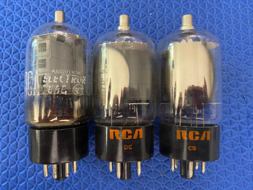 3 RCA 17DQ6 17DQ6A 17DQ6B 17GW6 Vacuum Tubes Valves NOS NIB Lot Of Three