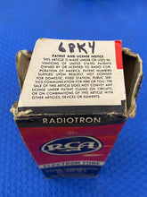 Load image into Gallery viewer, RCA 6BK4 6BK4B Vacuum Tube Valve NOS NIB
